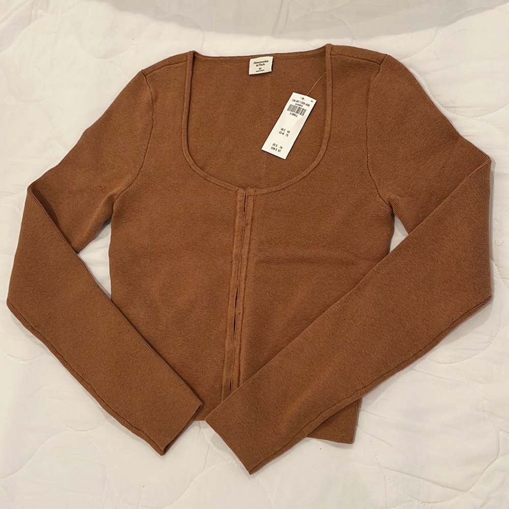 Abercrombie Scoopneck Slim Cardigan